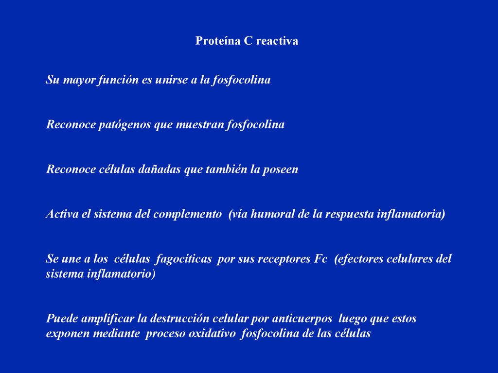Proteina c reactiva cuando se considera alto